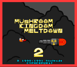 Super Mario World - Mushroom Kingdom Meltdown 2 (Hack) — Title screen